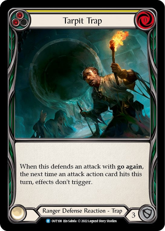 Image for Tarpit Trap (Yellow) (Outsiders) (OUT108) - Flesh and Blood TCG