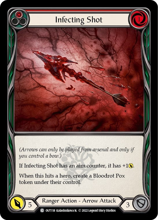 Image for Infecting Shot (Red) (Outsiders) (OUT118) - Flesh and Blood TCG