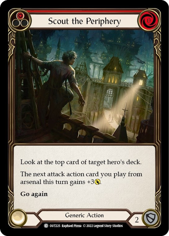 Image for Scout the Periphery (Red) (Outsiders) (OUT225) - Flesh and Blood TCG