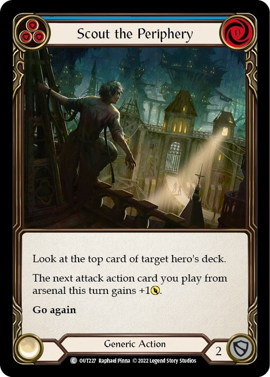 Image for Scout the Periphery (Blue) (Outsiders) (OUT227) - Flesh and Blood TCG