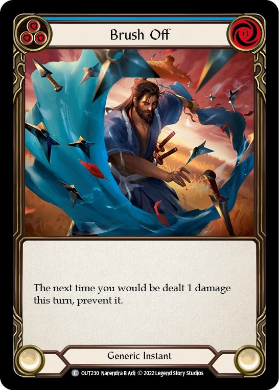 Image for Brush Off (Blue) (Outsiders) (OUT230) - Flesh and Blood TCG