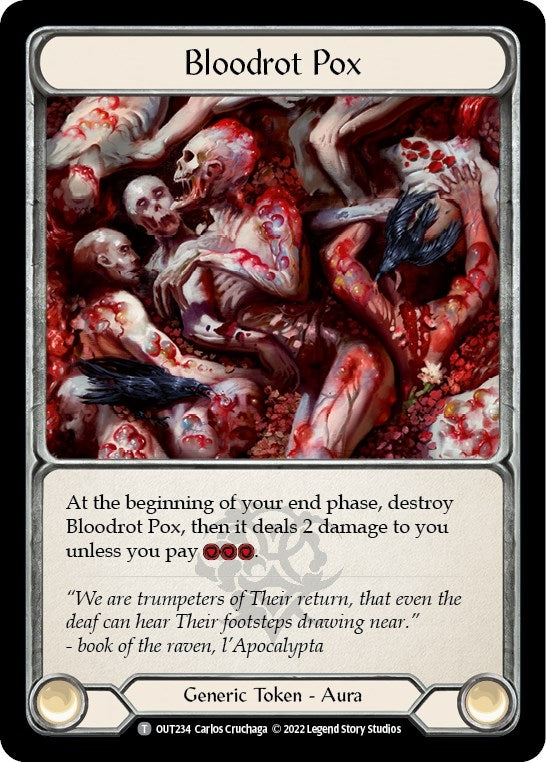 Image for Bloodrot Pox (Outsiders) (OUT234) - Flesh and Blood TCG