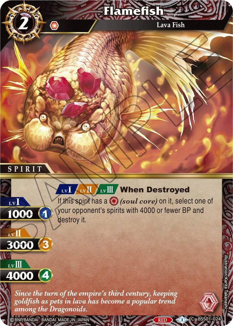 Image for Flamefish (Dawn of History) (BSS01-024) - Battle Spirits Saga