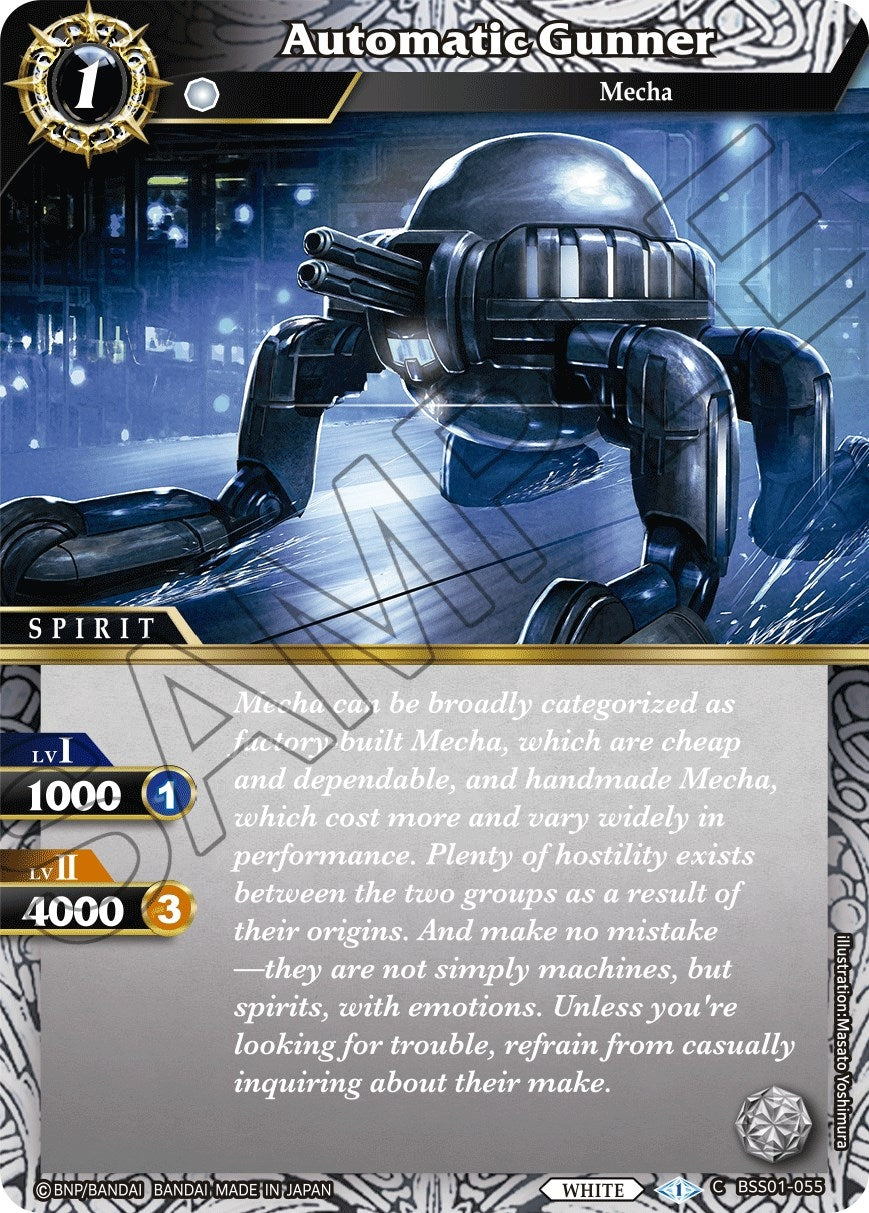 Image for Automatic Gunner (Dawn of History) (BSS01-055) - Battle Spirits Saga