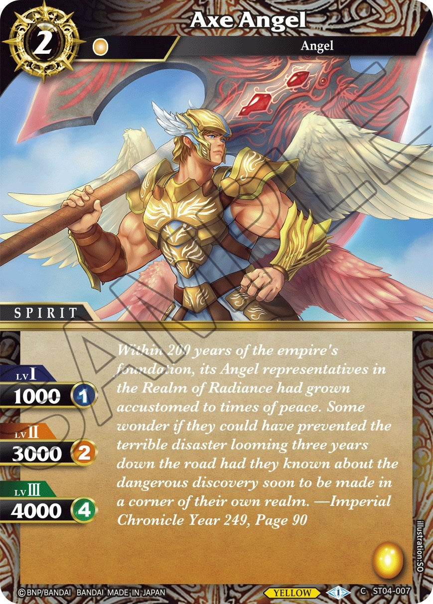 Image for Axe Angel (Starter Deck 04: Forbidden Magic) (ST04-007) - Battle Spirits Saga