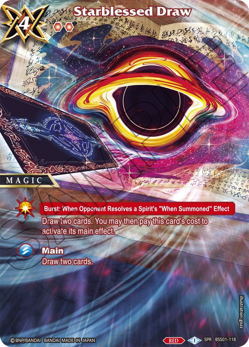 Image for Starblessed Draw (SPR) (Dawn of History) (BSS01-118) - Battle Spirits Saga