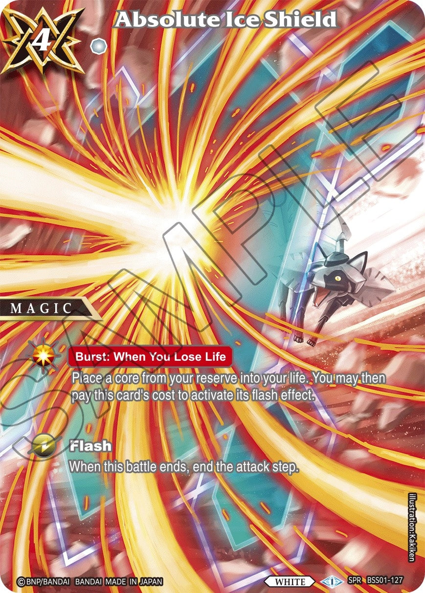 Image for Absolute Ice Shield (SPR) (Dawn of History) (BSS01-127) - Battle Spirits Saga