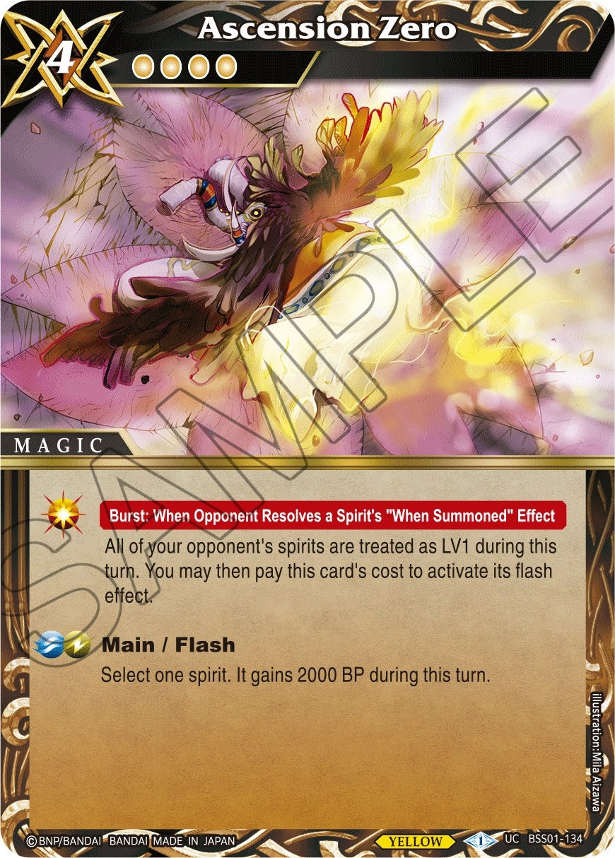 Image for Ascension Zero (Dawn of History) (BSS01-134) - Battle Spirits Saga