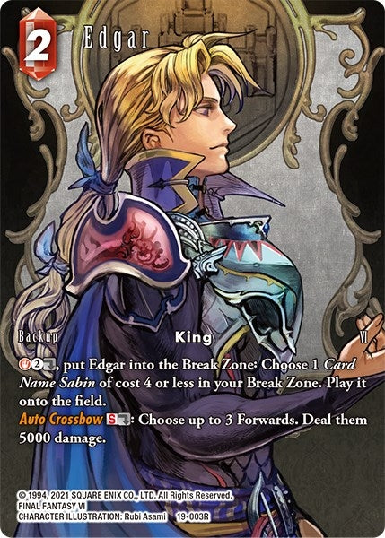 Image for Edgar (Full Art) (From Nightmares) (19-003R) - Final Fantasy TCG