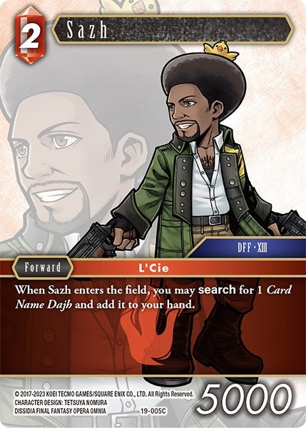 Image for Sazh (From Nightmares) (19-005C) - Final Fantasy TCG