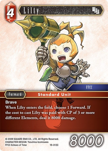 Image for Lilty (From Nightmares) (19-013C) - Final Fantasy TCG