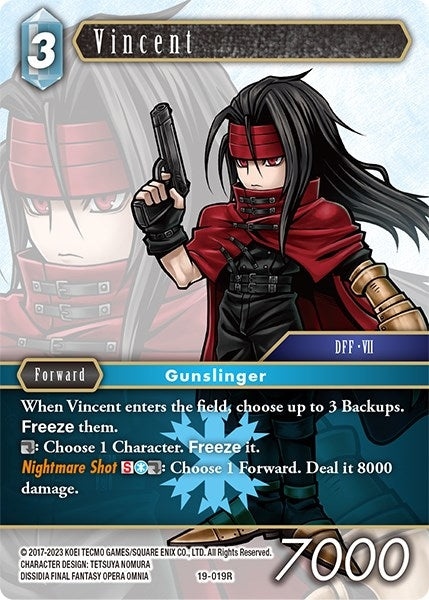 Image for Vincent (19-019R) (From Nightmares) (19-019R) - Final Fantasy TCG