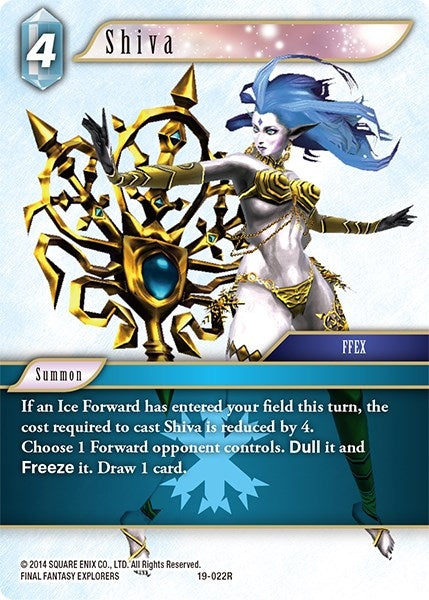Image for Shiva (From Nightmares) (19-022R) - Final Fantasy TCG