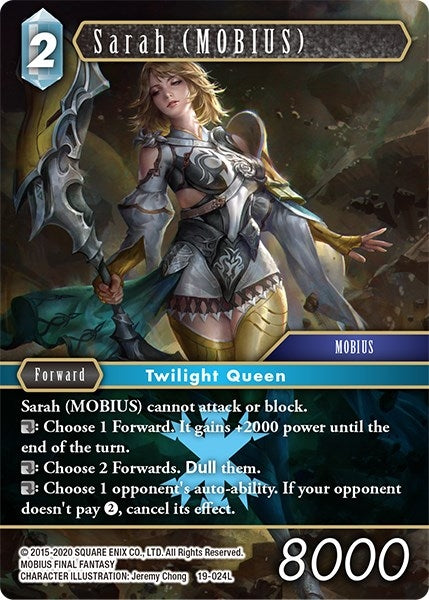 Image for Sarah (MOBIUS) (19-024L) (From Nightmares) (19-024L) - Final Fantasy TCG