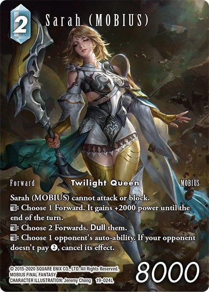 Image for Sarah (MOBIUS) (19-024L) (Full Art) (From Nightmares) (19-024L) - Final Fantasy TCG