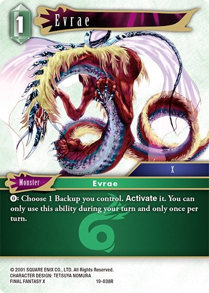 Image for Evrae (From Nightmares) (19-038R) - Final Fantasy TCG