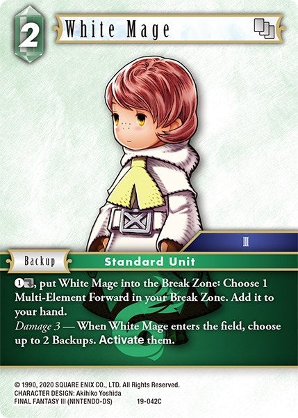 Image for White Mage (19-042C) (From Nightmares) (19-042C) - Final Fantasy TCG