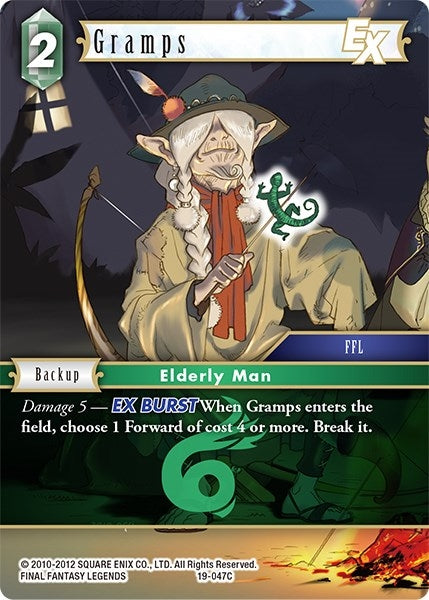 Image for Gramps EX (From Nightmares) (19-047C) - Final Fantasy TCG