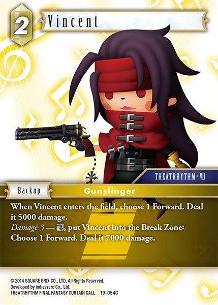 Image for Vincent (19-054C) (From Nightmares) (19-054C) - Final Fantasy TCG