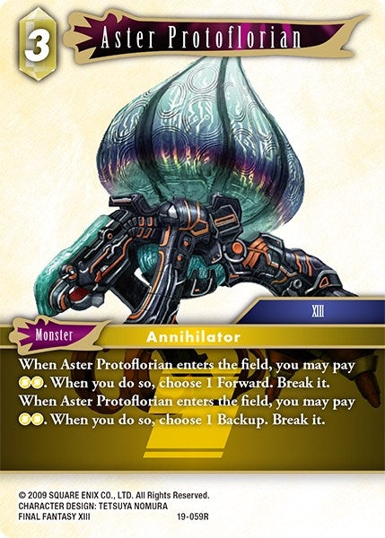 Image for Aster Protoflorian (From Nightmares) (19-059R) - Final Fantasy TCG