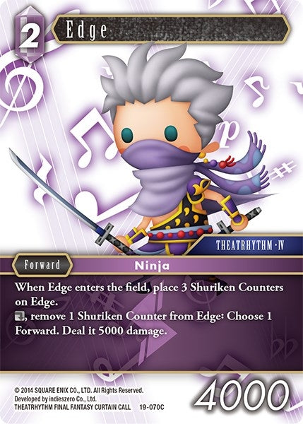 Image for Edge (From Nightmares) (19-070C) - Final Fantasy TCG