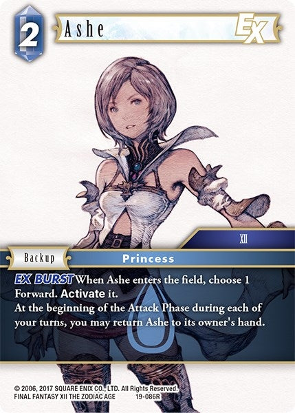 Image for Ashe EX (From Nightmares) (19-086R) - Final Fantasy TCG