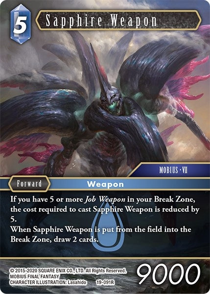Image for Sapphire Weapon (From Nightmares) (19-091R) - Final Fantasy TCG