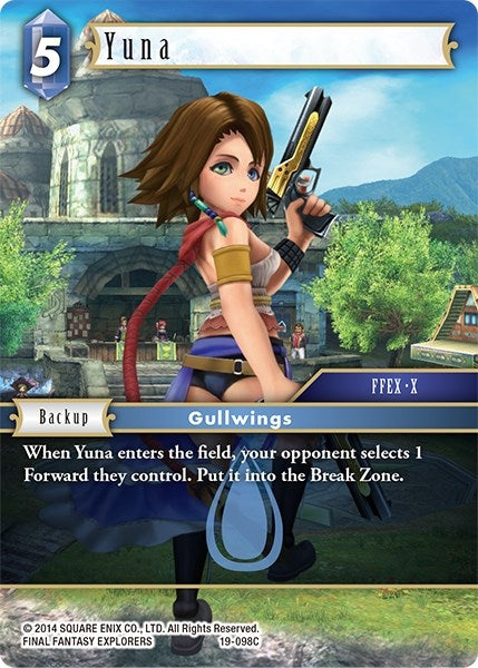Image for Yuna (19-098C) (From Nightmares) (19-098C) - Final Fantasy TCG