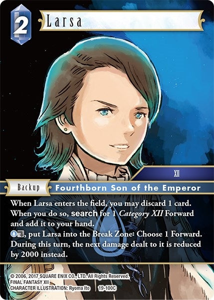Image for Larsa (From Nightmares) (19-100C) - Final Fantasy TCG