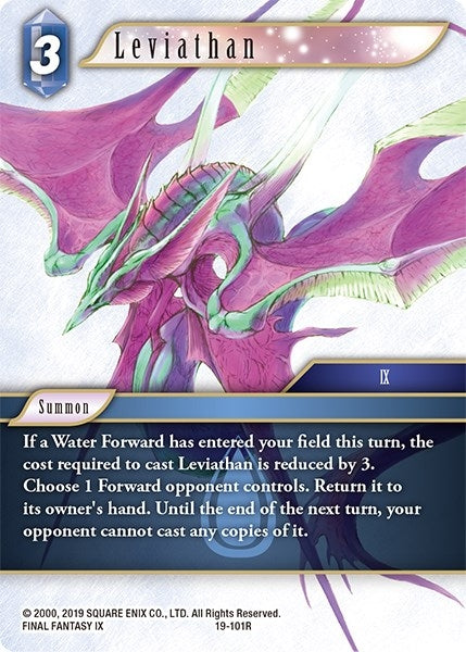 Image for Leviathan (From Nightmares) (19-101R) - Final Fantasy TCG