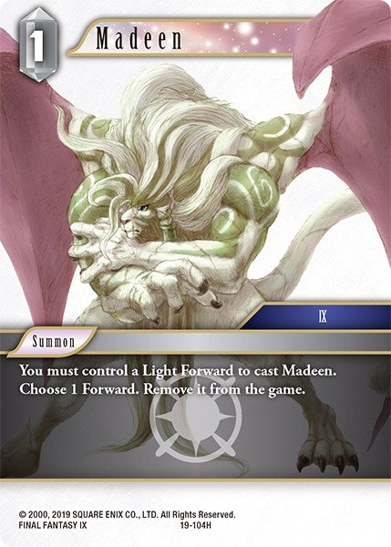 Image for Madeen (From Nightmares) (19-104H) - Final Fantasy TCG