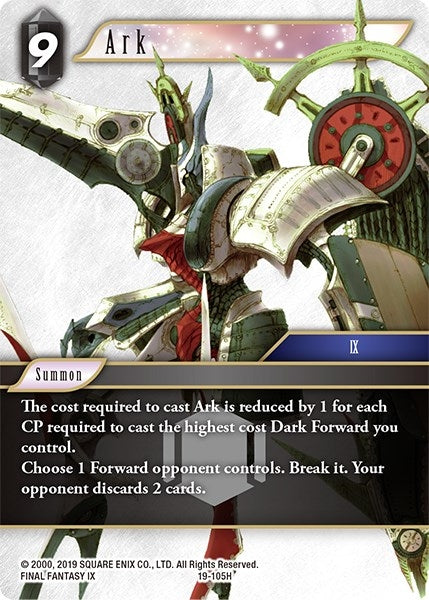 Image for Ark (From Nightmares) (19-105H) - Final Fantasy TCG