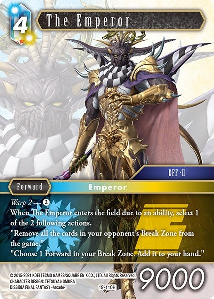 Image for The Emperor (From Nightmares) (19-110H) - Final Fantasy TCG