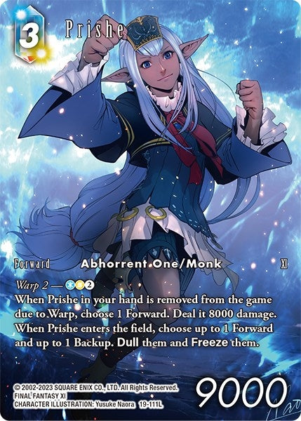 Image for Prishe (Full Art) (From Nightmares) (19-111L) - Final Fantasy TCG