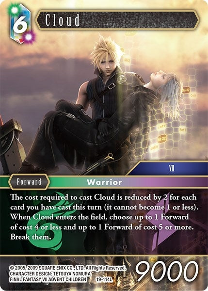 Image for Cloud (From Nightmares) (19-114L) - Final Fantasy TCG