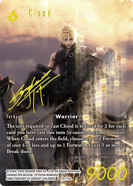 Image for Cloud (Full Art) (From Nightmares) (19-114L) - Final Fantasy TCG