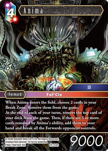 Image for Anima (From Nightmares) (19-123H) - Final Fantasy TCG
