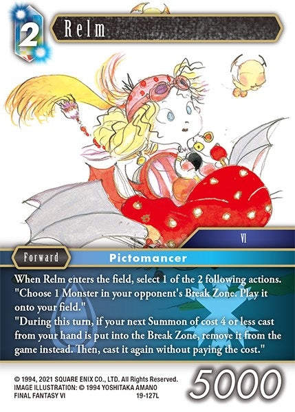 Image for Relm (From Nightmares) (19-127L) - Final Fantasy TCG