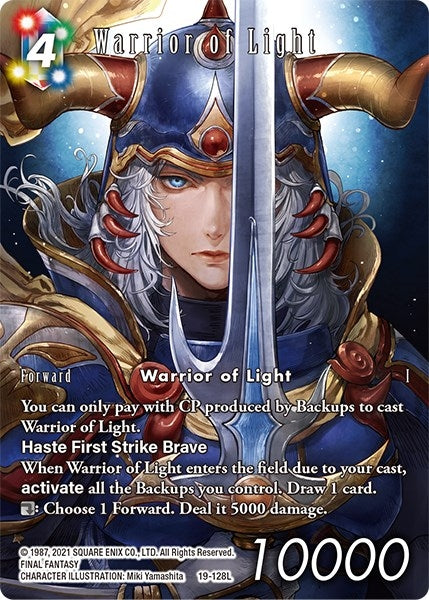 Image for Warrior of Light (Full Art) (From Nightmares) (19-128L) - Final Fantasy TCG