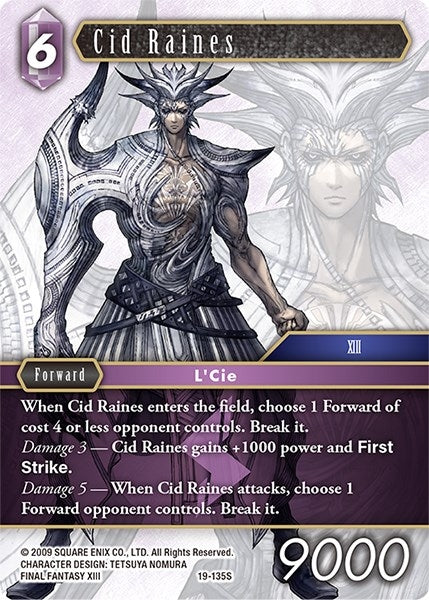 Image for Cid Raines (From Nightmares) (19-135S) - Final Fantasy TCG