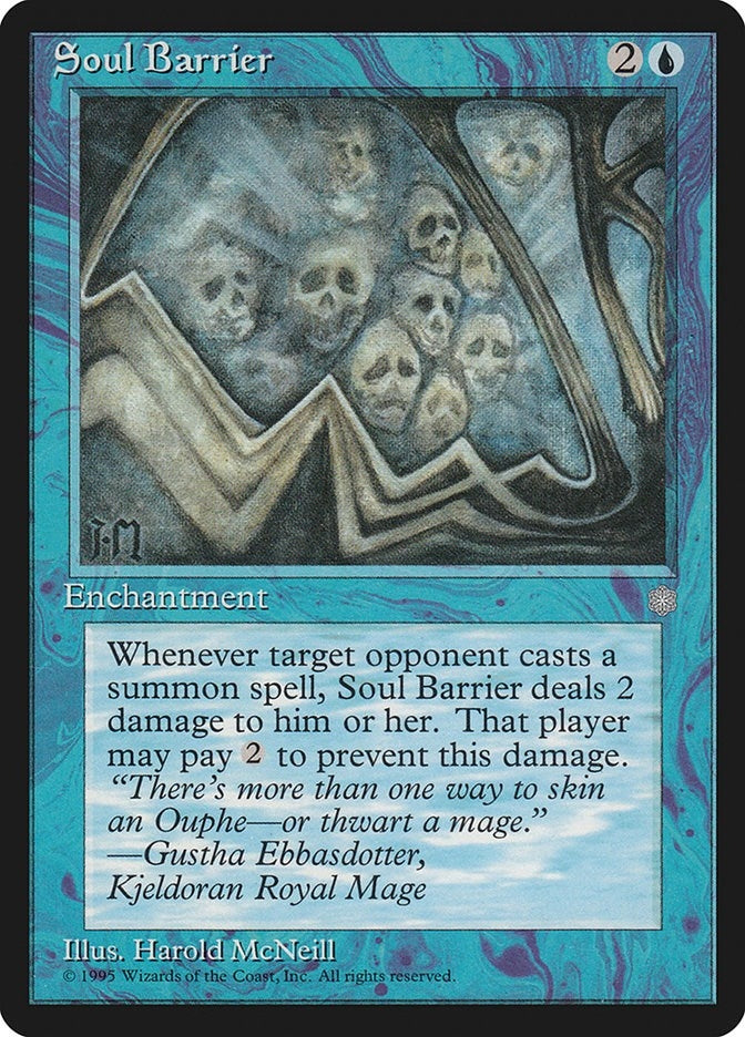 Image for Soul Barrier (Ice Age) - Magic: The Gathering