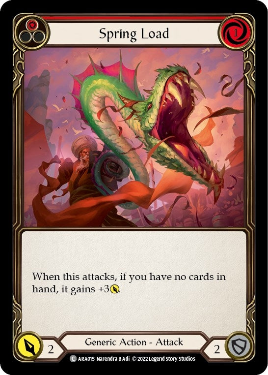 Image for Spring Load (Red) (Blitz Deck: Outsiders - Arakni) (ARA015) - Flesh and Blood TCG