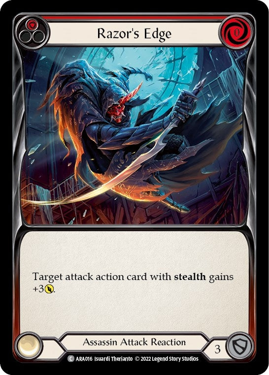Image for Razor's Edge (Red) (Blitz Deck: Outsiders - Arakni) (ARA016) - Flesh and Blood TCG