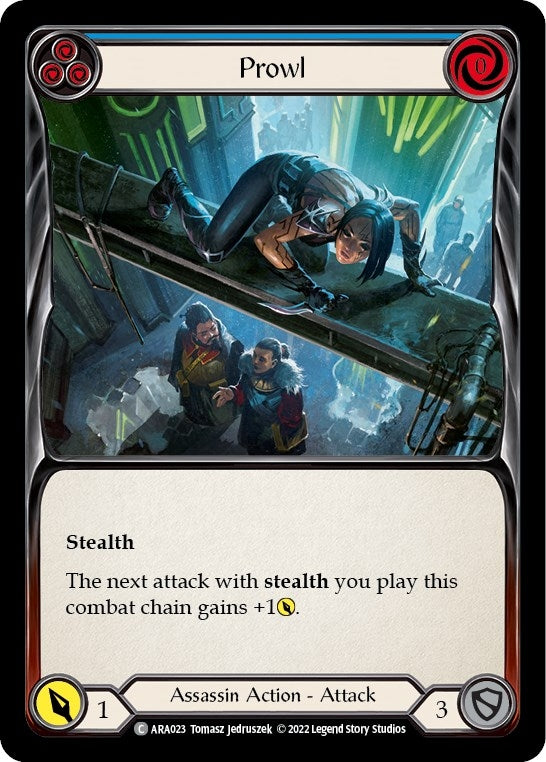 Image for Prowl (Blue) (Blitz Deck: Outsiders - Arakni) (ARA023) - Flesh and Blood TCG