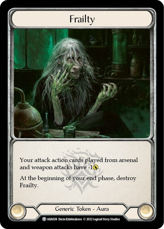 Image for Frailty (Blitz Deck: Outsiders - Arakni) (ARA028) - Flesh and Blood TCG