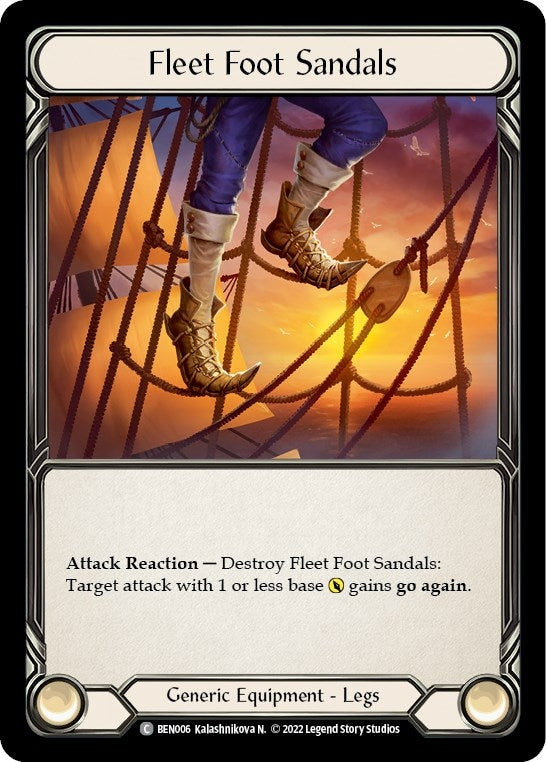 Image for Fleet Foot Sandals (Blitz Deck: Outsiders - Benji) (BEN006) - Flesh and Blood TCG