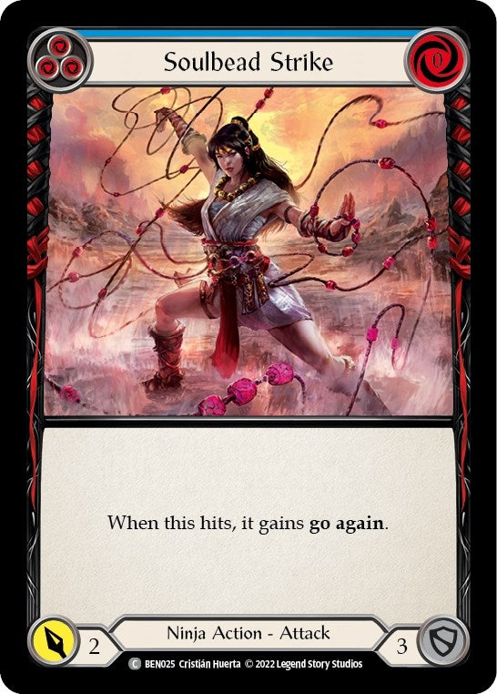Image for Soulbead Strike (Blue) (Blitz Deck: Outsiders - Benji) (BEN025) - Flesh and Blood TCG