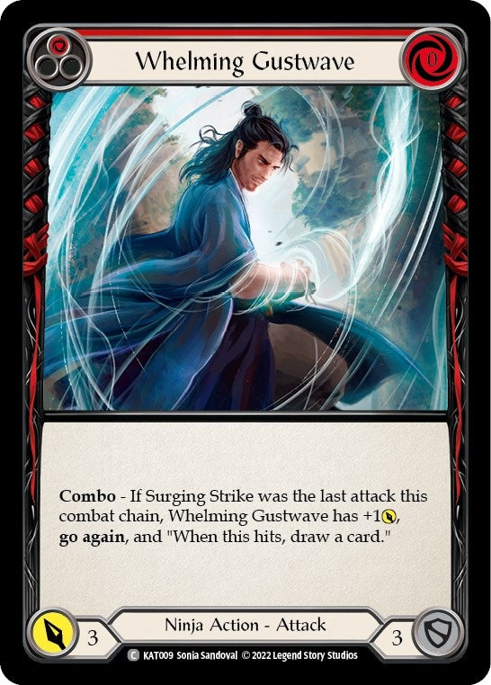 Image for Whelming Gustwave (Red) (Blitz Deck: Outsiders - Katsu) (KAT009) - Flesh and Blood TCG