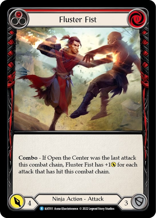 Image for Fluster Fist (Red) (Blitz Deck: Outsiders - Katsu) (KAT011) - Flesh and Blood TCG