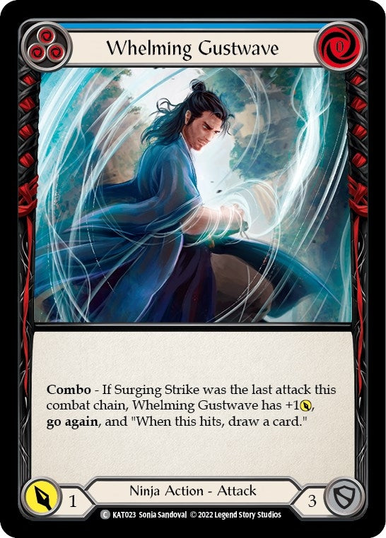 Image for Whelming Gustwave (Blue) (Blitz Deck: Outsiders - Katsu) (KAT023) - Flesh and Blood TCG